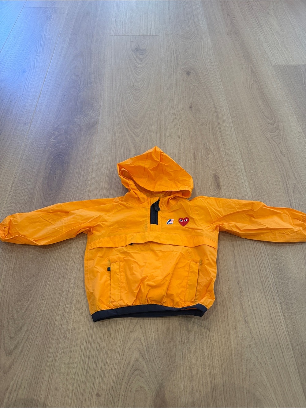 Comme des GARCONS x K-Way Kids foldable rain and wind jacket